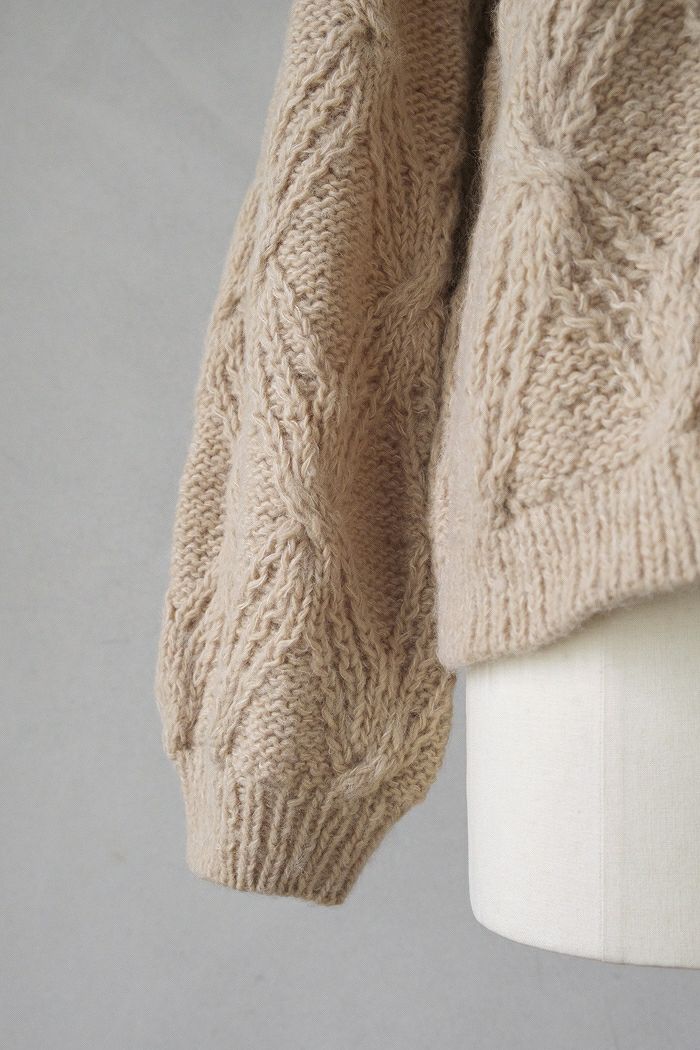 Porter des boutons ポルテデブトン 手編み2wayニット(24AW) | T.T. GARRET