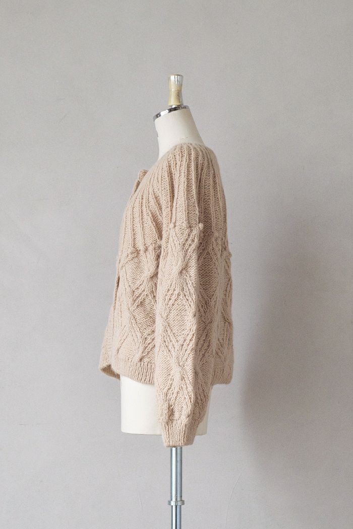 Porter des boutons ポルテデブトン 手編み2wayニット(24AW) | T.T. GARRET