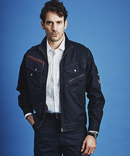 全4色】Jawin 長袖ジャンパー（帯電防止・消臭・抗菌・男女兼用