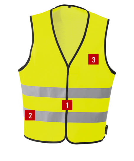 全2色】高視認性安全ベスト（CLASS1・メッシュ・マジック） CS-2409