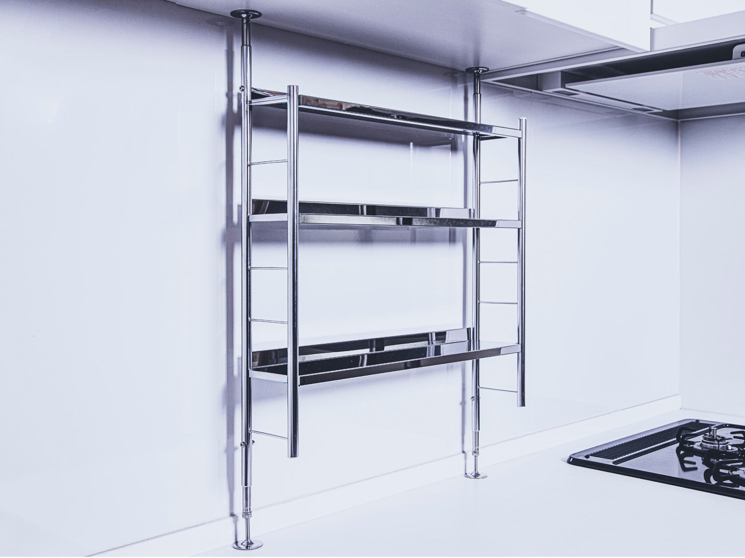 突っ張り式 調味ラック ステンレス仕様 – 燕三条水切り直販店 TUBASAN