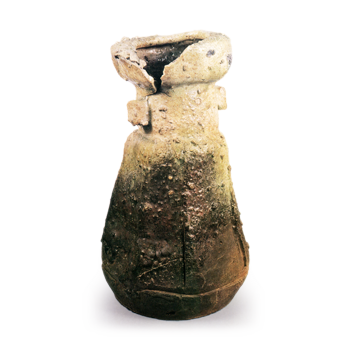 伊賀耳付花入 銘からたち | 鶴田 純久の章 お話