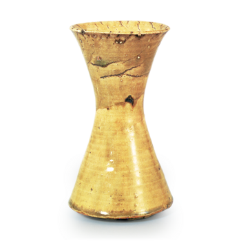 黄瀬戸 立鼓 花入 銘旅枕 | 鶴田 純久の章 お話