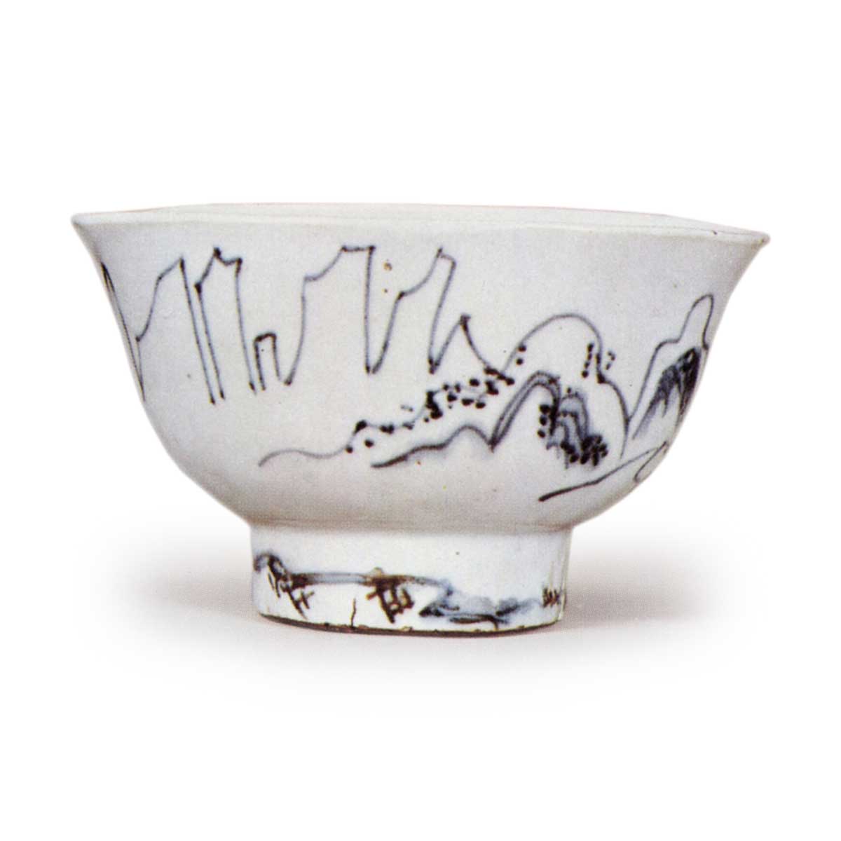 呉須山水文茶碗 | 鶴田 純久の章 お話