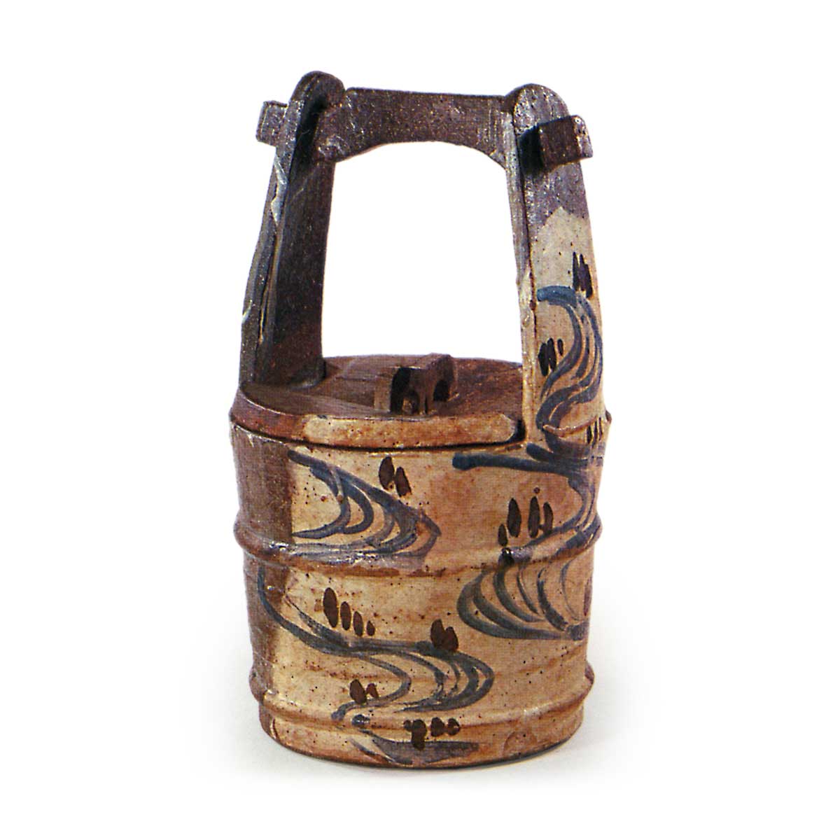 乾山流水文手桶水指 けんざんりゅうすいもんておけみずさし | 鶴田