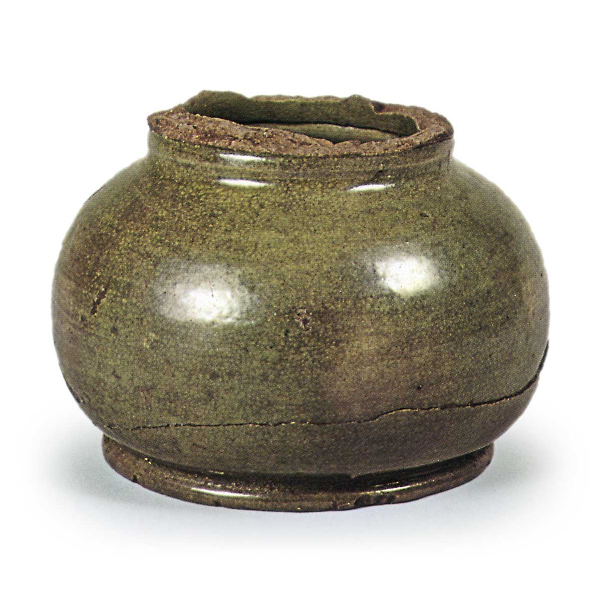 緑釉 唾壺 | 鶴田 純久の章 お話