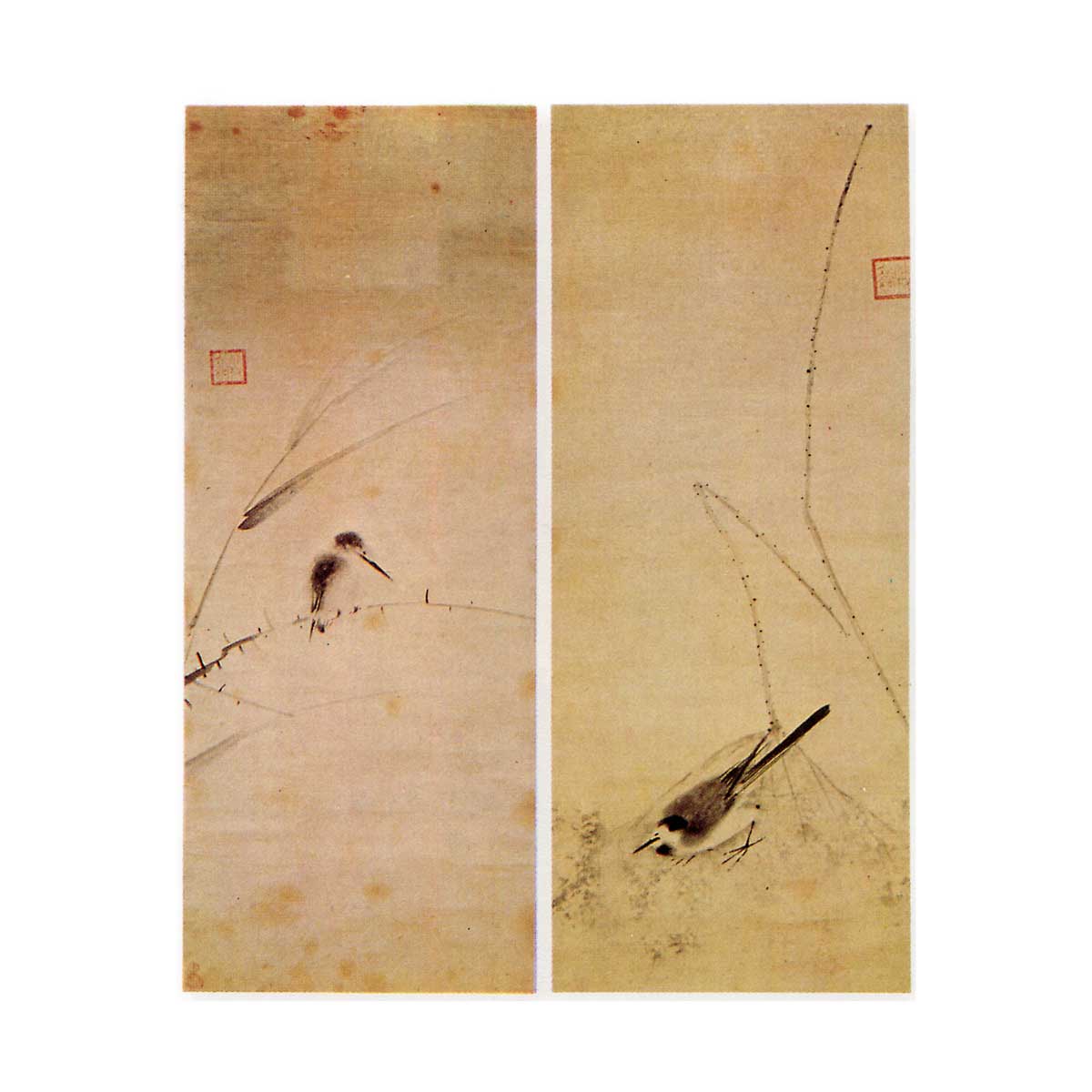 敗荷鶺鴒・枯芦翡翠図 はいかせきれい・ころひすいず | 鶴田 純久の章 お話