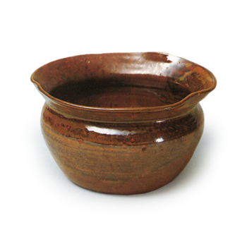 高取焼餌畚建水 たかとりやきえふごけんすい | 鶴田 純久の章 お話