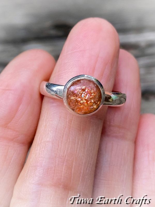 自信向上・行動力アップ】1点物キラキラ虹色シラー♪ 高品質レインボー