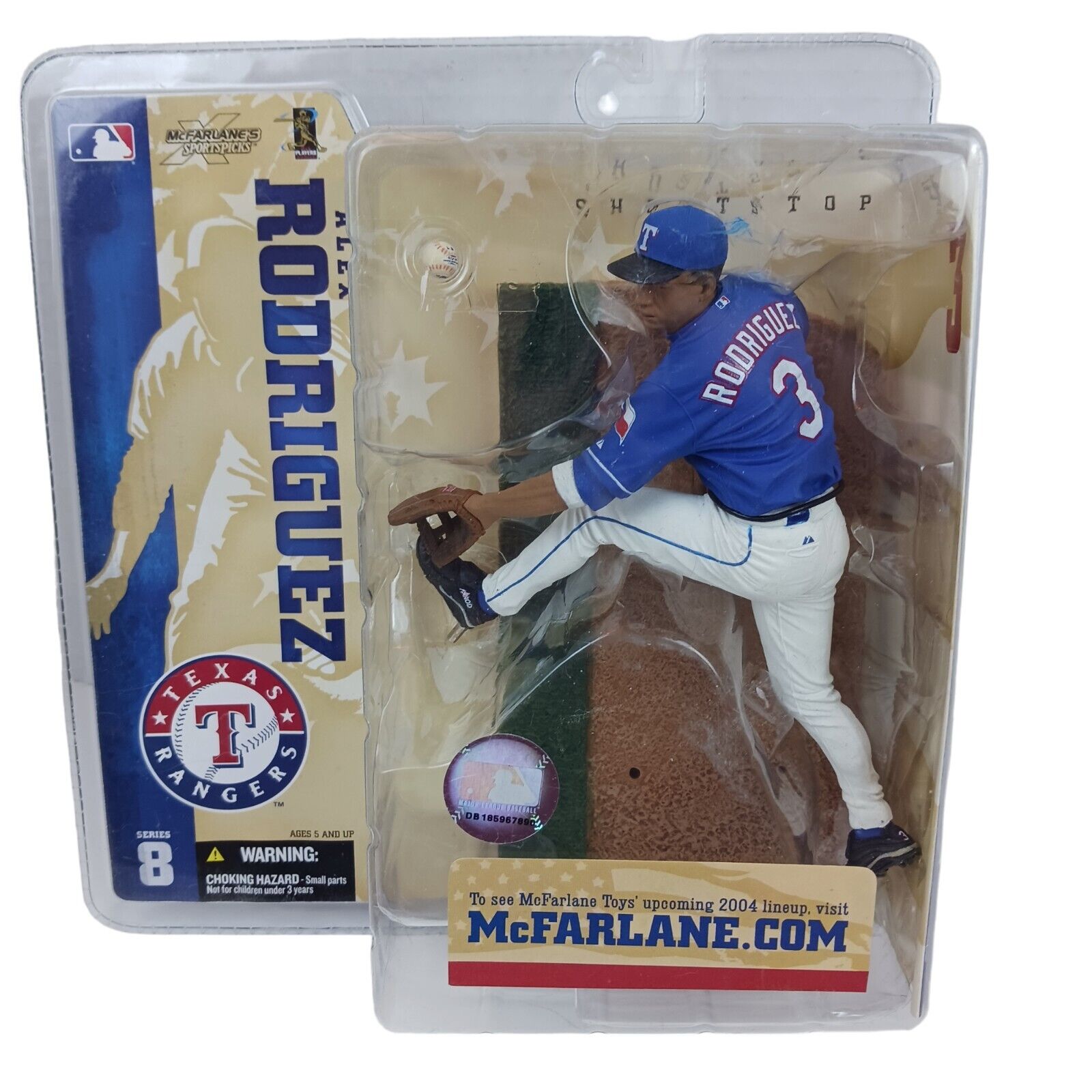 McFarlane Series 8 MLB Alex Rodriguez Rangers | Mercari