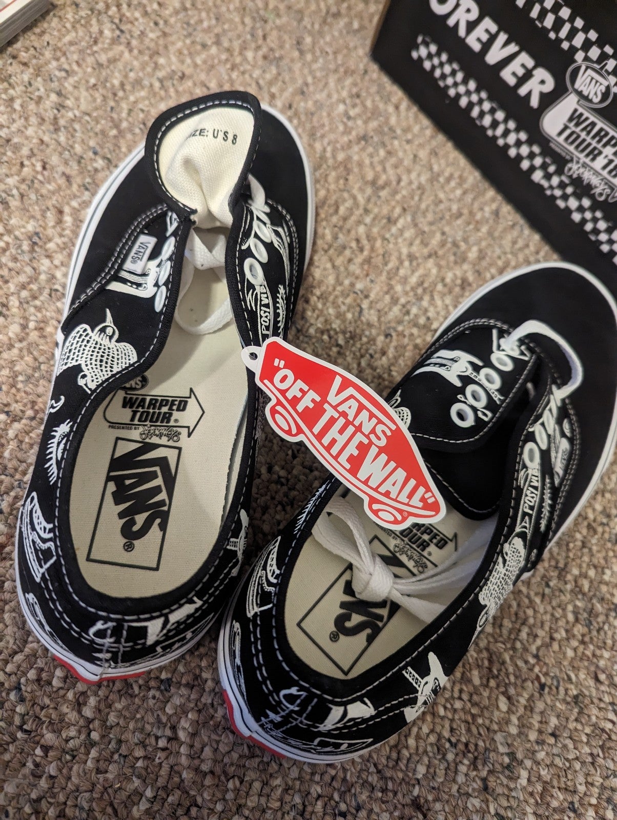 Authentic Vans Warped Tour 2018, Forever | Mercari