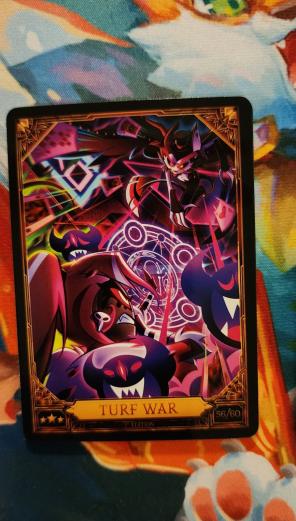 Turf war hazbin hotel trading card card 54/60 | Mercari
