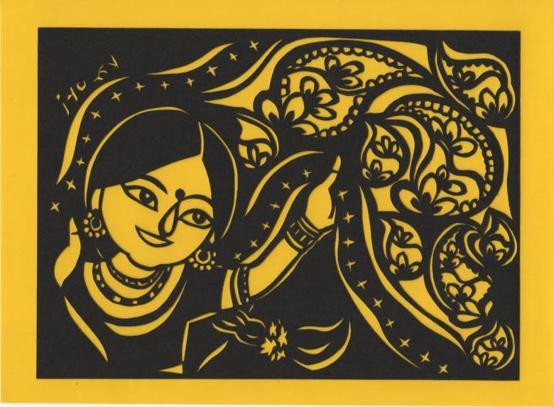 インド切り絵3 | kaori | AWRD