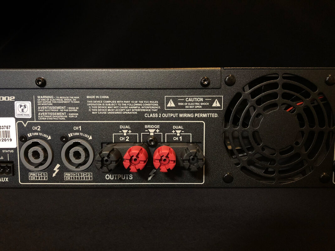 映画音響用パワーアンプにCROWN XLS1002を導入してみた（アンボックス