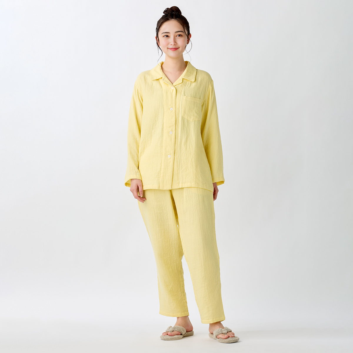 2026年春夏新色追加】マシュマロガーゼベーシックレディスパジャマ