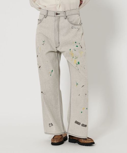 別注】＜PAYDAY＞エンブロイダリー デニムパンツ