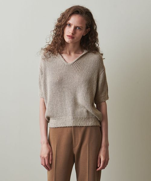 Steven Alan＞スキッパーネック ニット