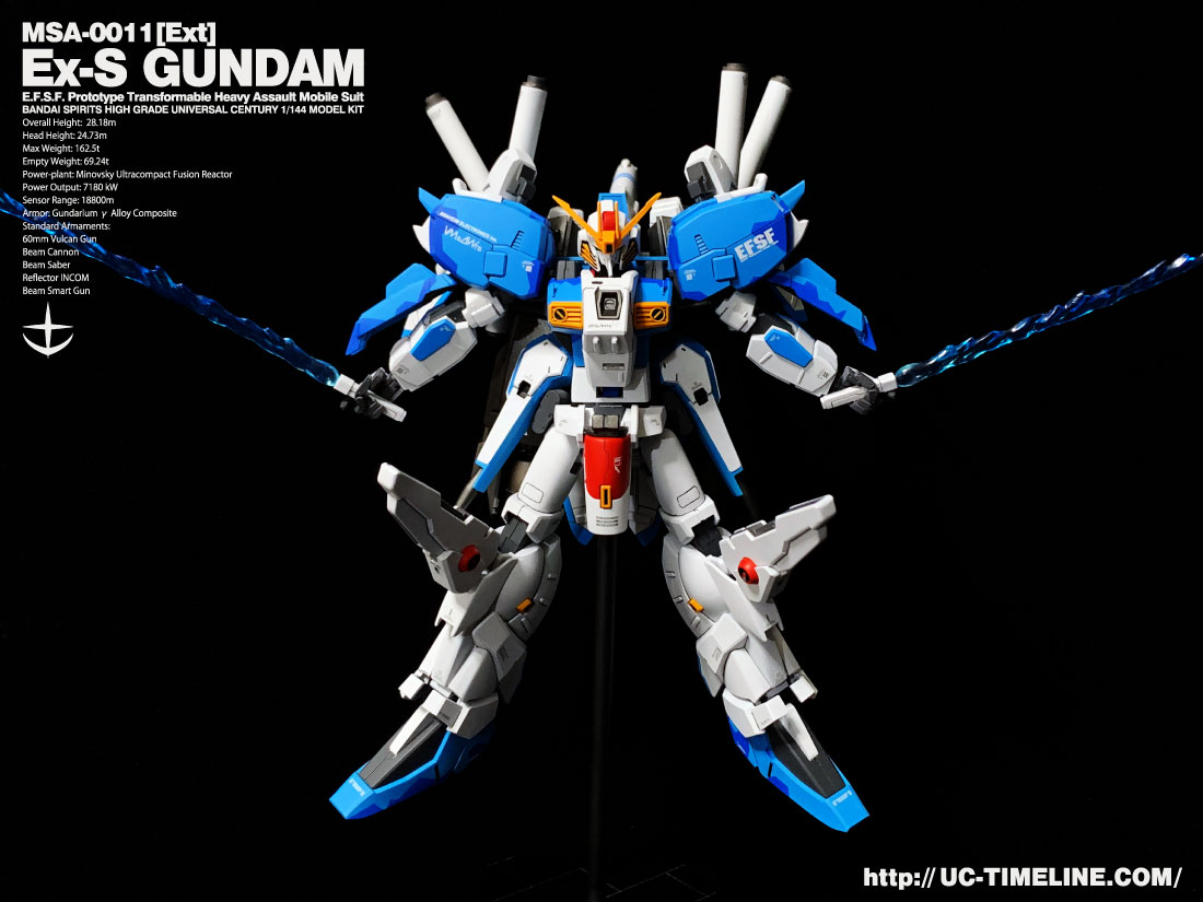 HGUC Ex-S ガンダム完成報告。 – UC-TIMELINE. ガンプラ好きだけど