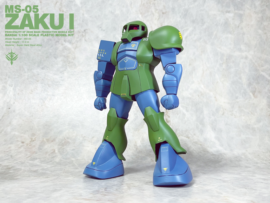 旧キット 1/100 旧型ザク 完成報告。 – UC-TIMELINE. ガンプラ好き