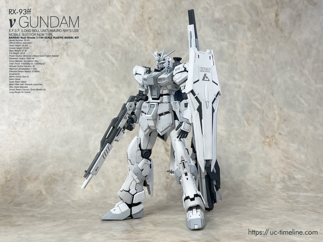 RG 1/144 RX-93ff νガンダム 完成報告。 – UC-TIMELINE. ガンプラ好き