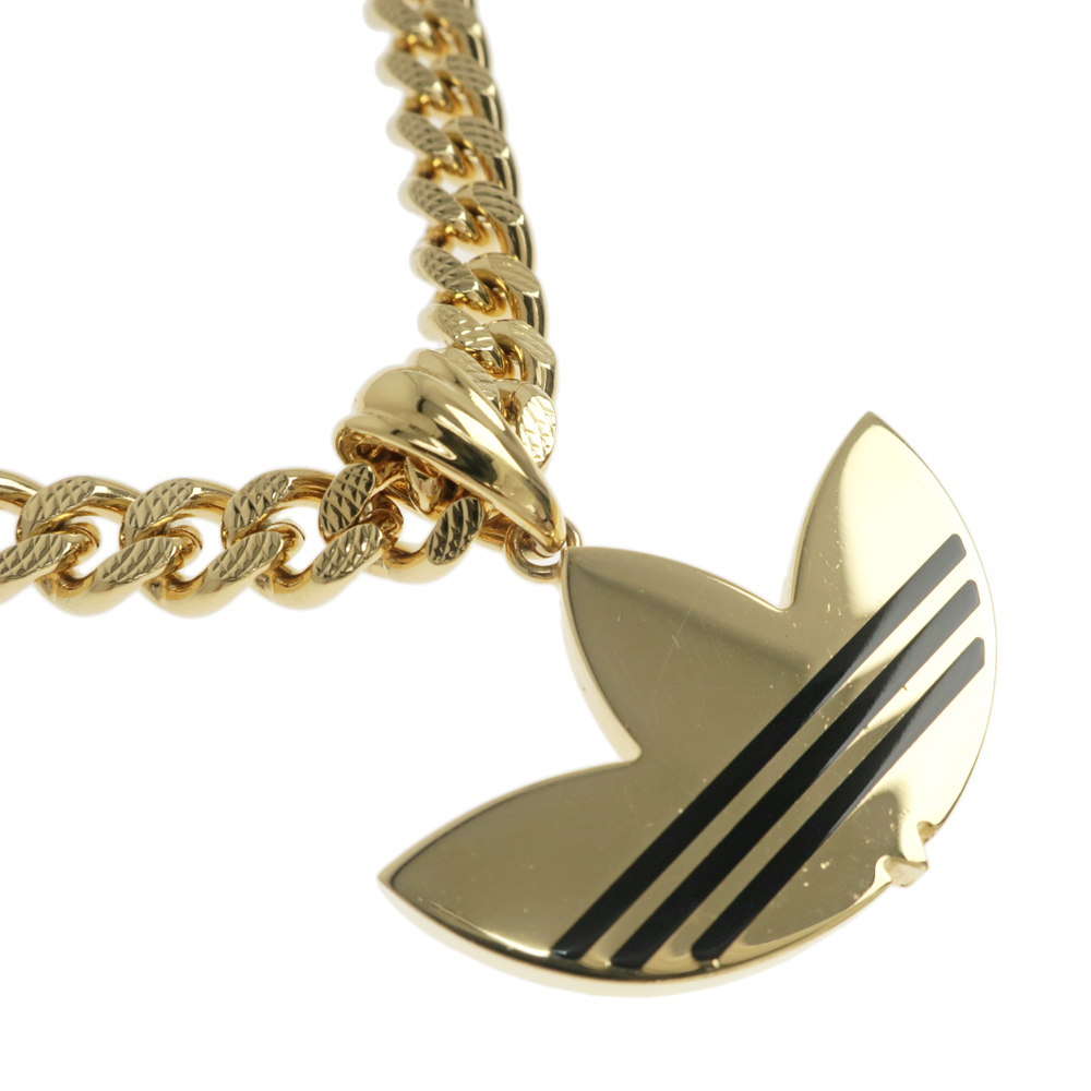 名東】【GUCCI】グッチ アディダス コラボ ネックレス トレフォイル