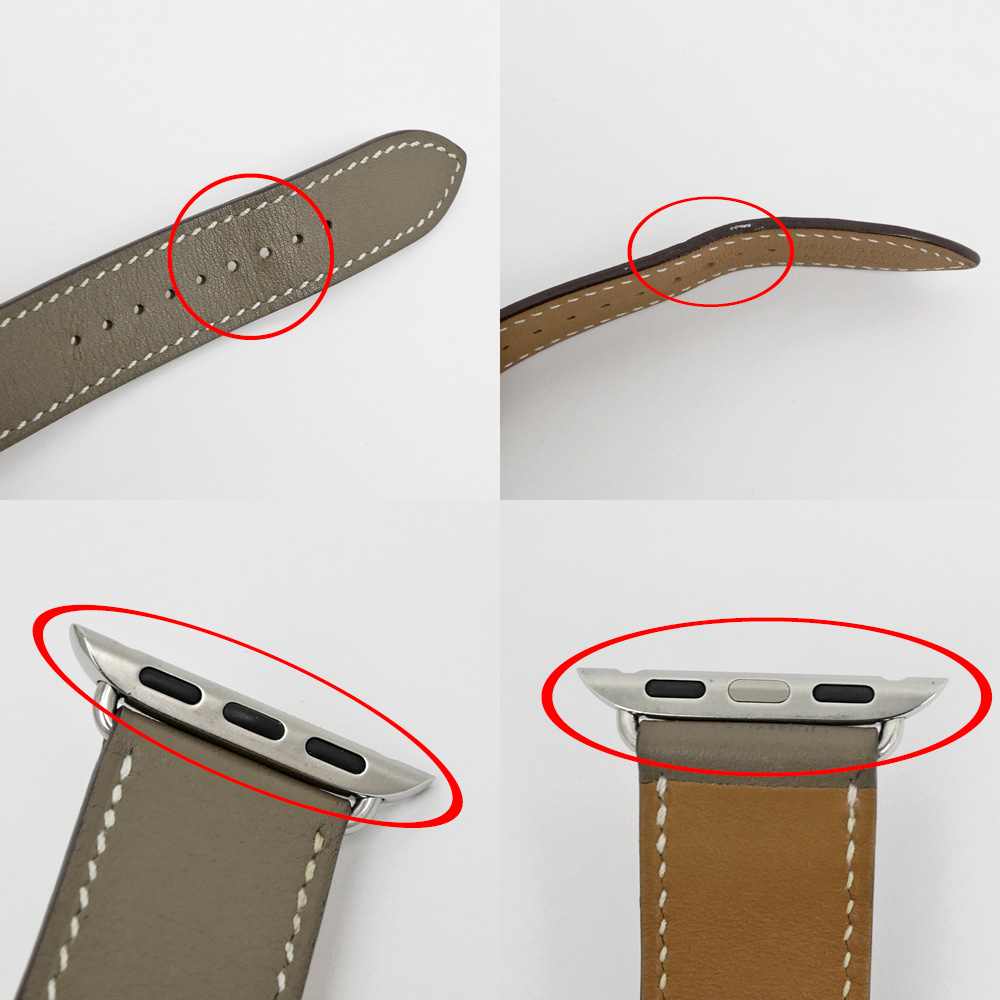 名東】【HERMES】エルメス ベルト ドゥブルトゥール エトゥープ