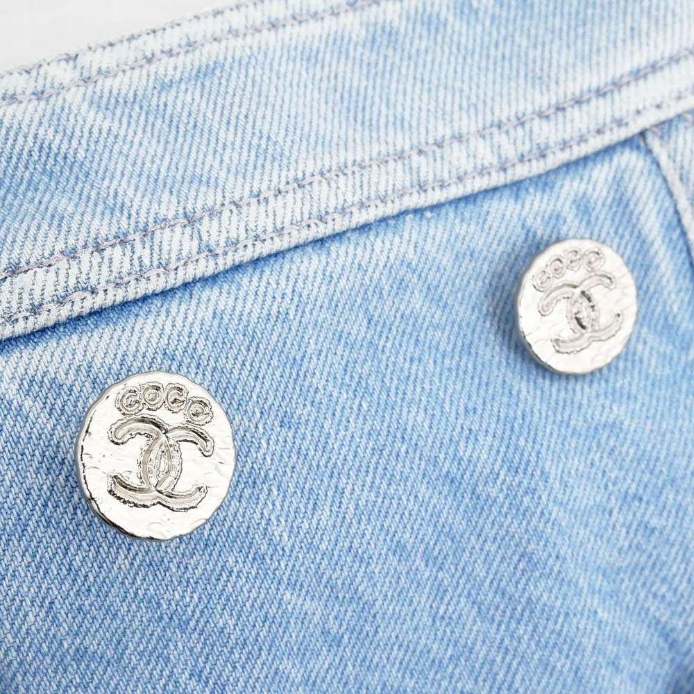 名東】【CHANEL】シャネル デニムパンツ P76228V68736 サイズ38 NV023