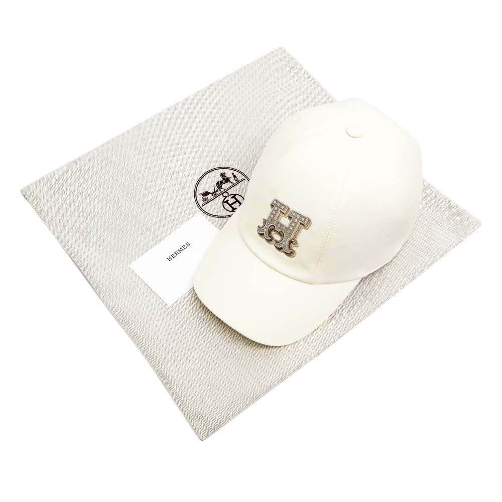 名東】【HERMES】エルメス キャスケット セレナ Hエレクトリック 帽子