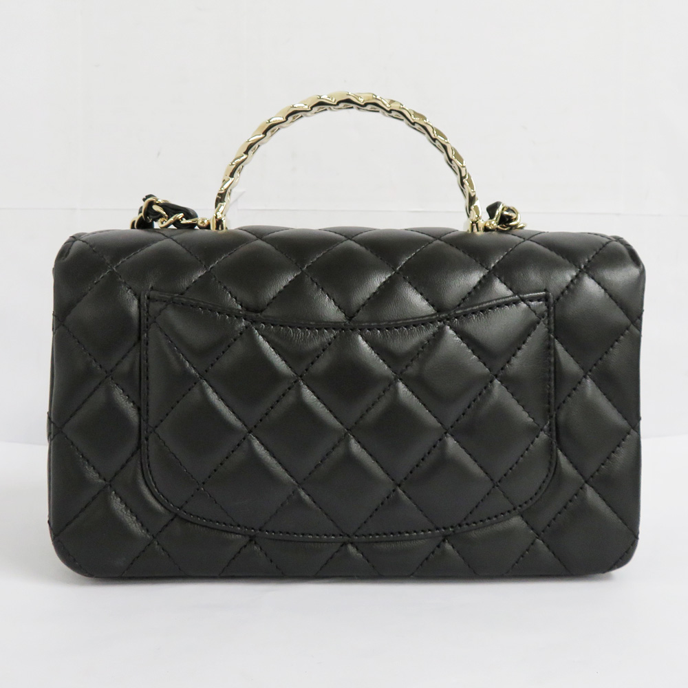 名古屋】【CHANEL】シャネル トップハンドル ミニ フラップ バッグ