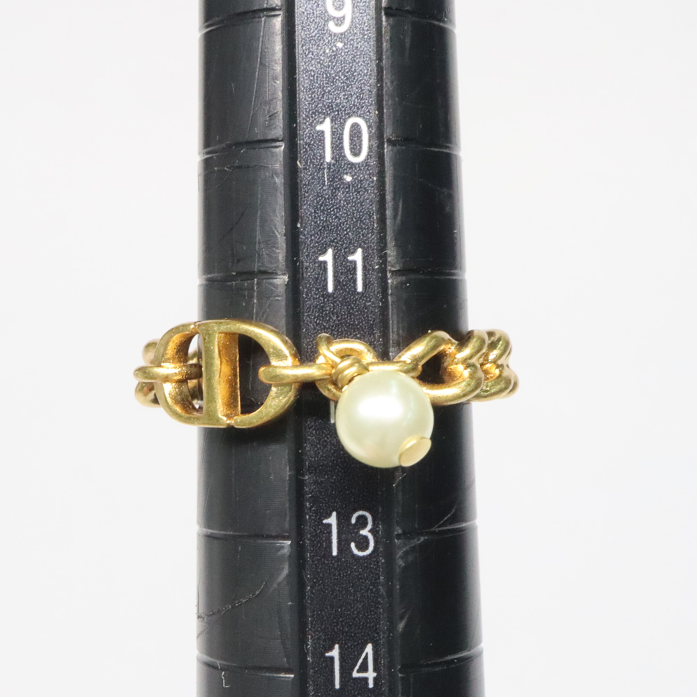 名古屋】【DIOR】ディオール 30 モンテーニュ リング CDロゴ チェーン