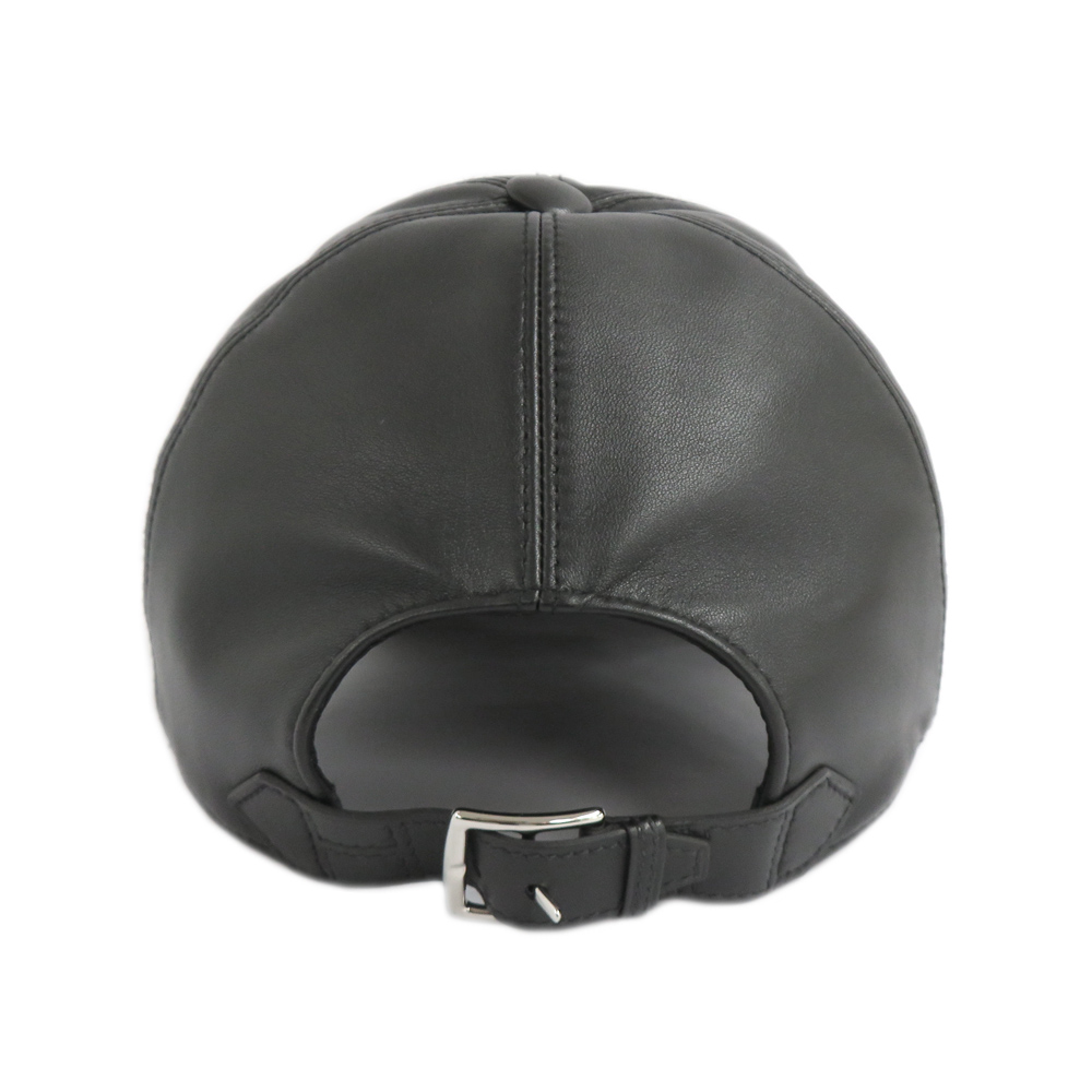 名古屋】【HERMES】エルメス キャップ ライリー 帽子 ラムレザー