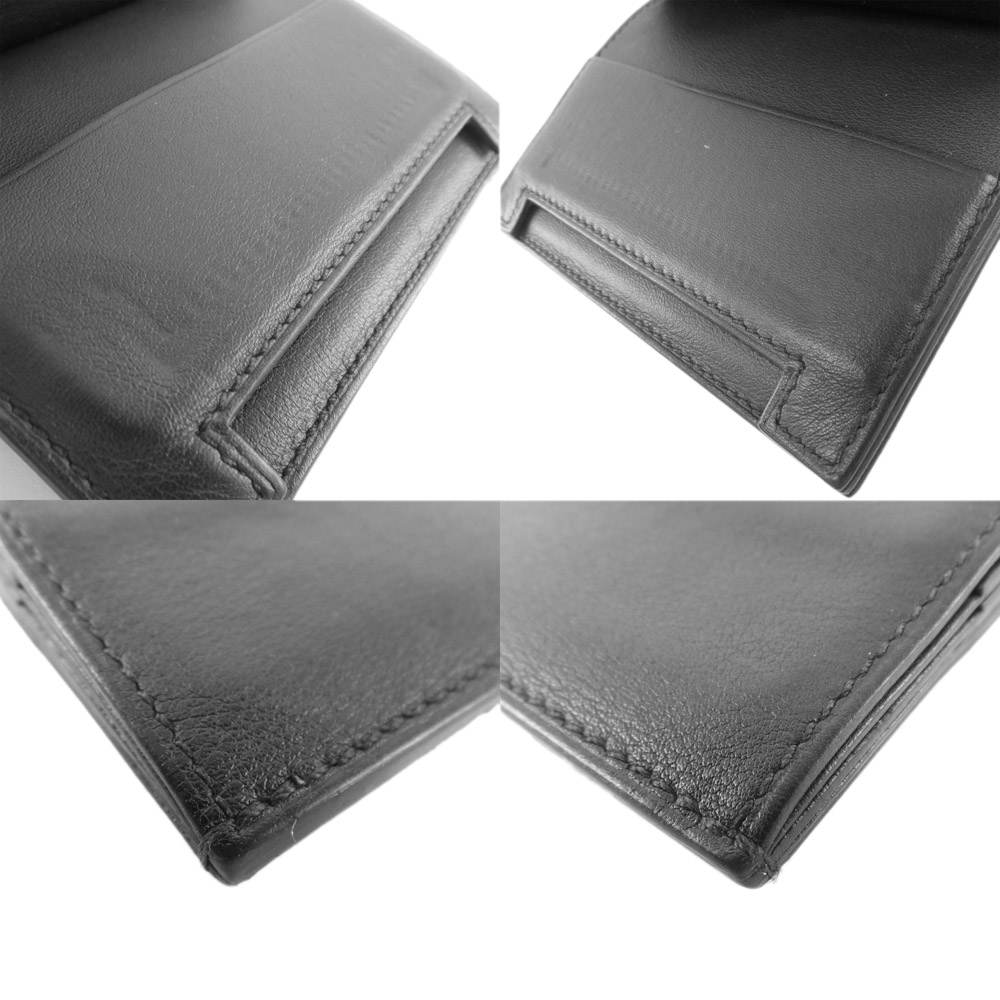 天白】【HERMES】エルメス ミュルチプリ カードケース ブラック