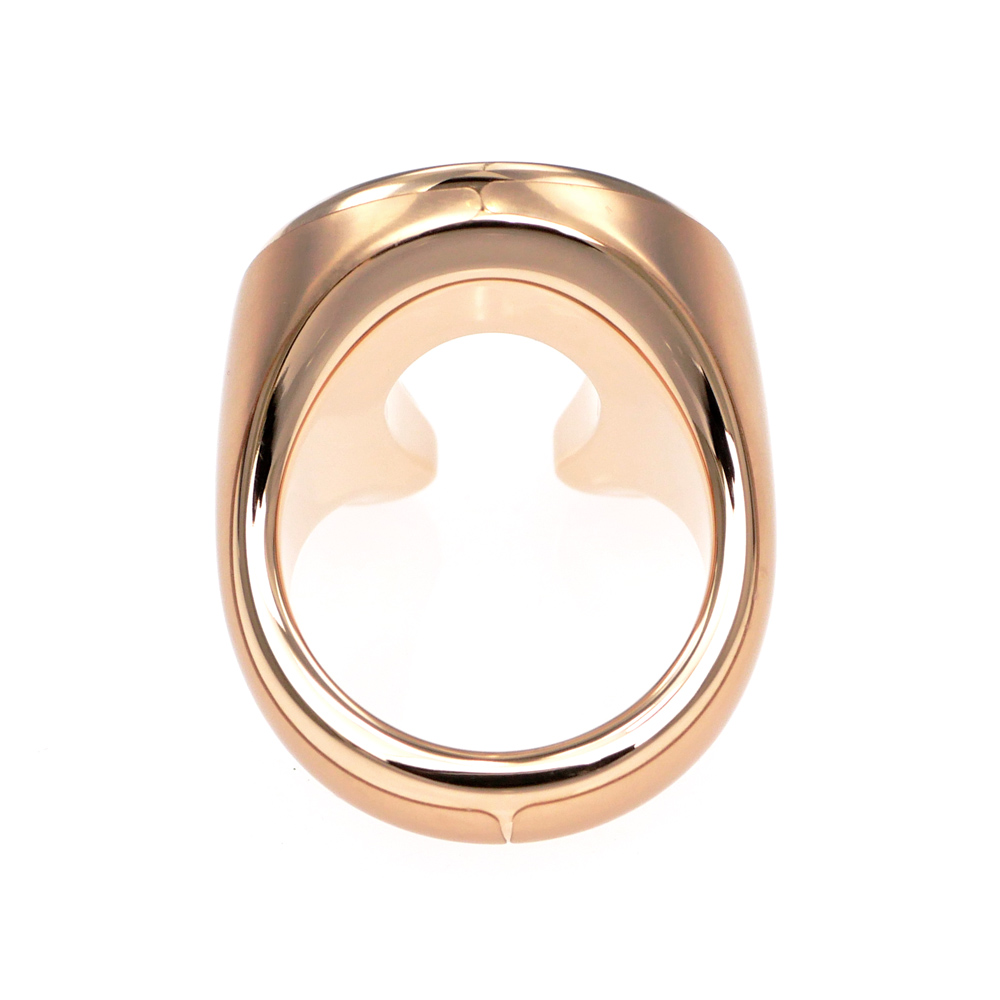 名東】【HERMES】エルメス ジョケットリング GM サイズ53 エトゥープ