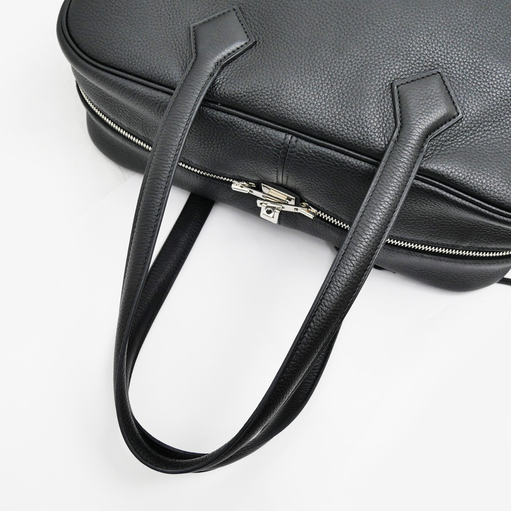 名東】【HERMES】エルメス ヴィクトリア フールトゥ 35 ブラック