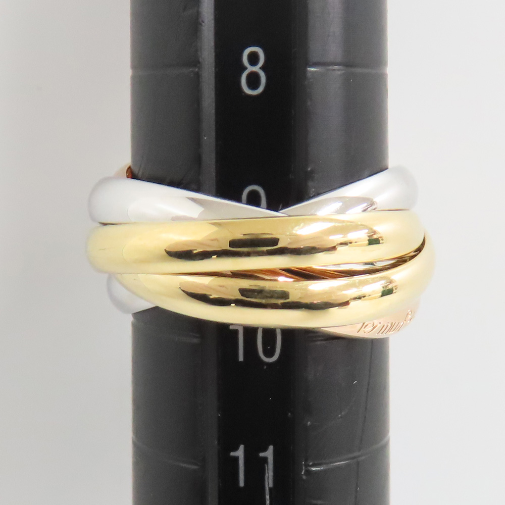 名古屋】【CARTIER】カルティエ リング 指輪 トリニティ 5連 750 YG PG