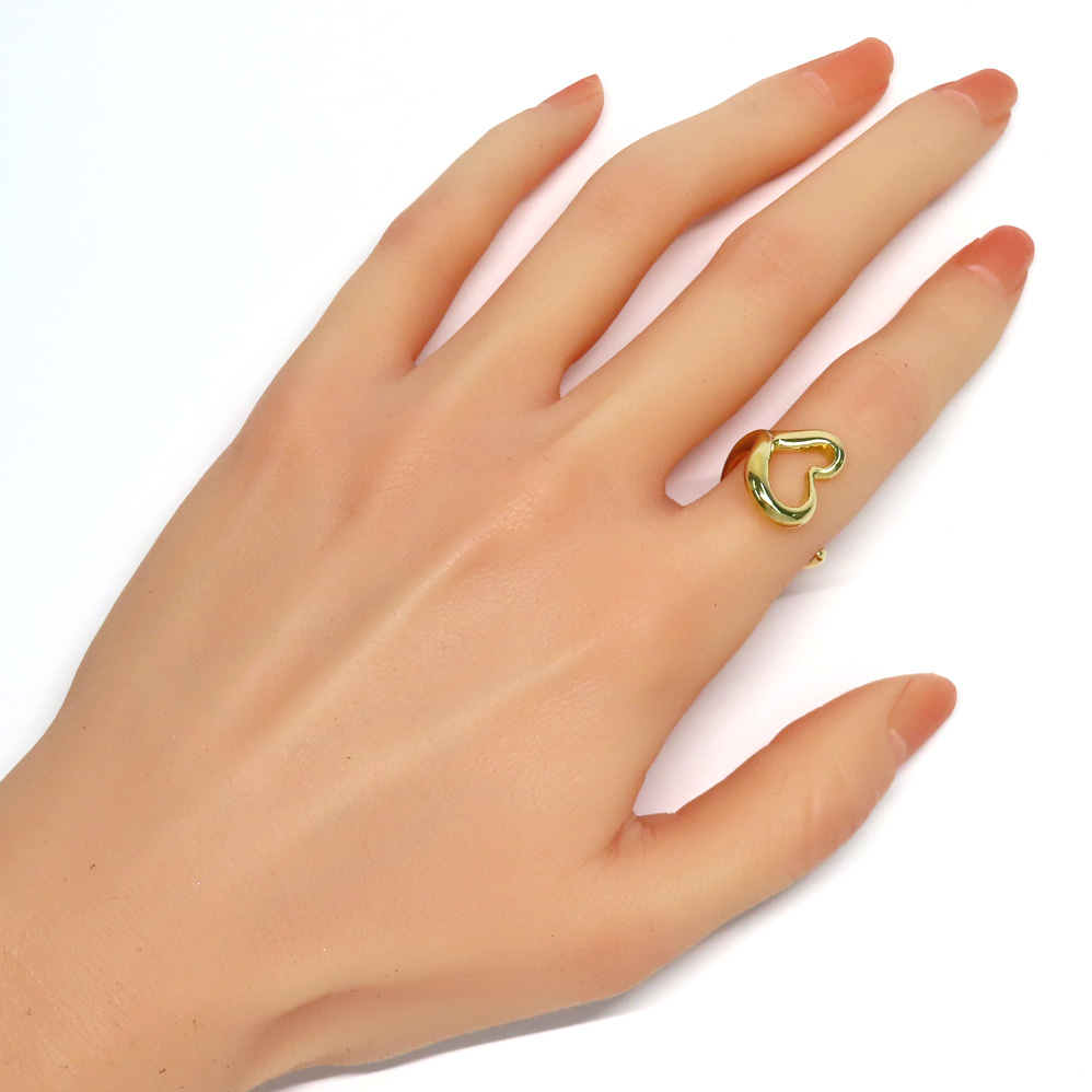 名古屋】【TIFFANY】ティファニー リング オープンハート ペレッティ