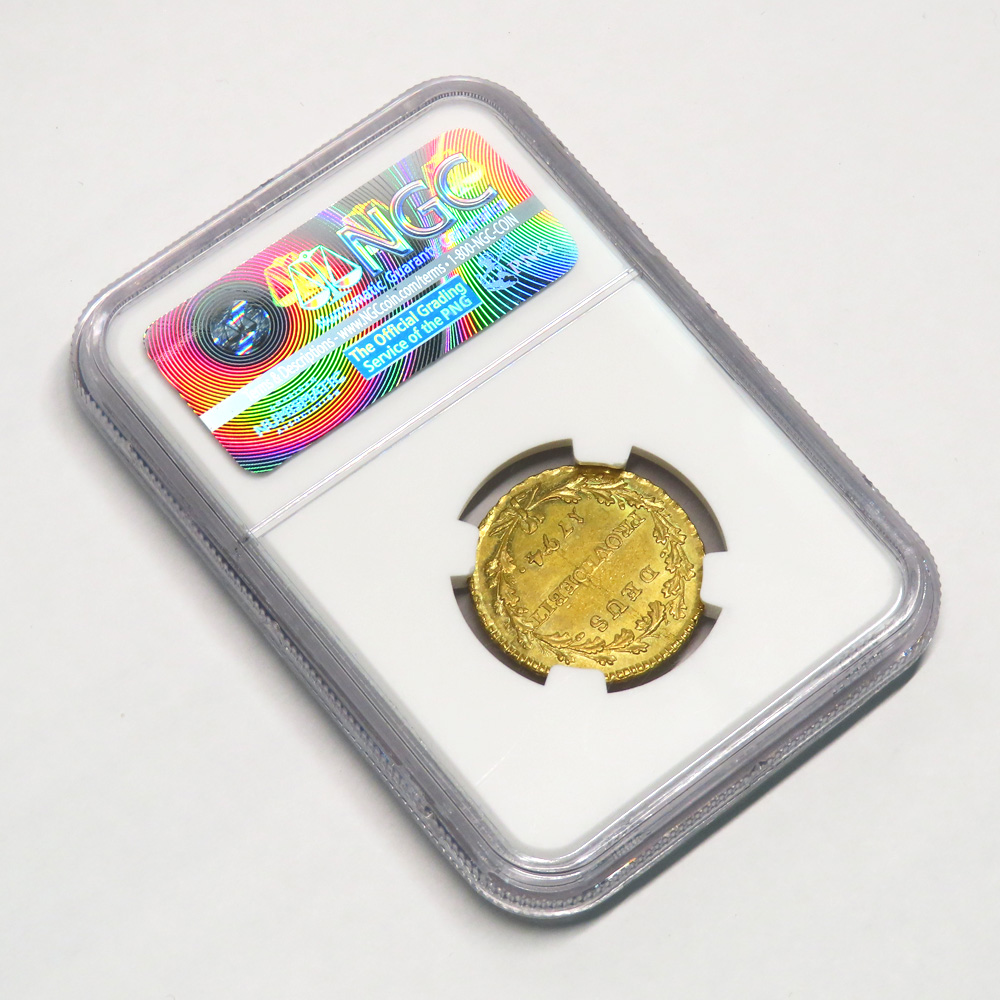 名古屋】【OTHER】スイス ベルン ダブロン金貨 1794年 スラブ入り NGC