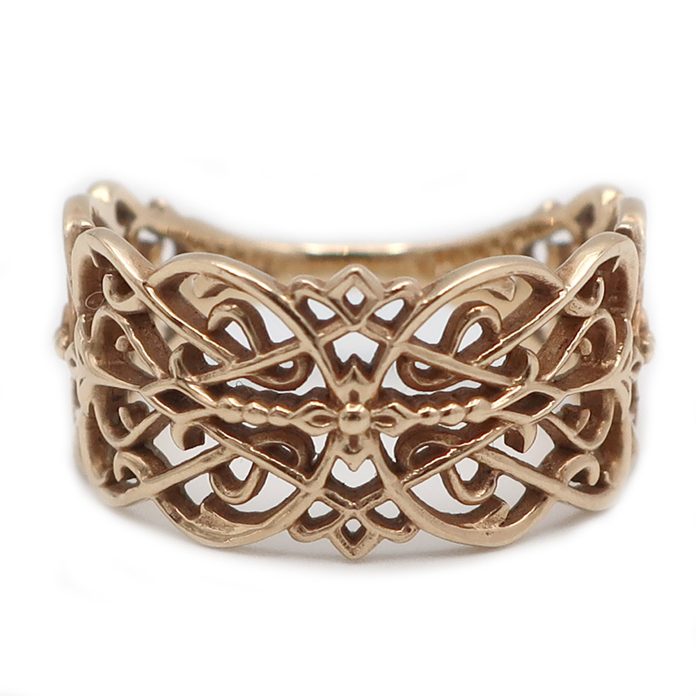 天白】【AGETE】アガット リング 指輪 K10 約13号 約2.8g アクセサリー