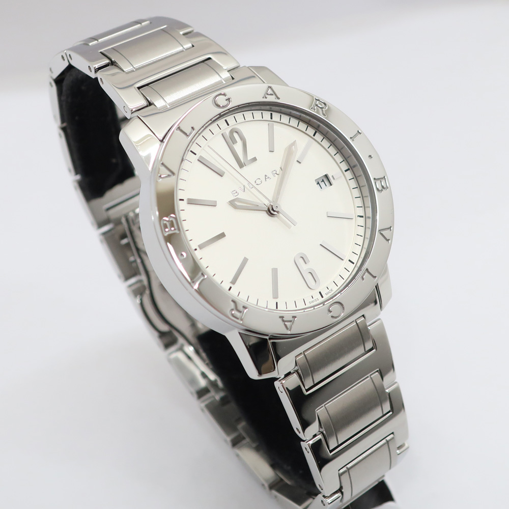 天白】【BVLGARI】ブルガリ ブルガリブルガリ BB39S シルバー 箱保