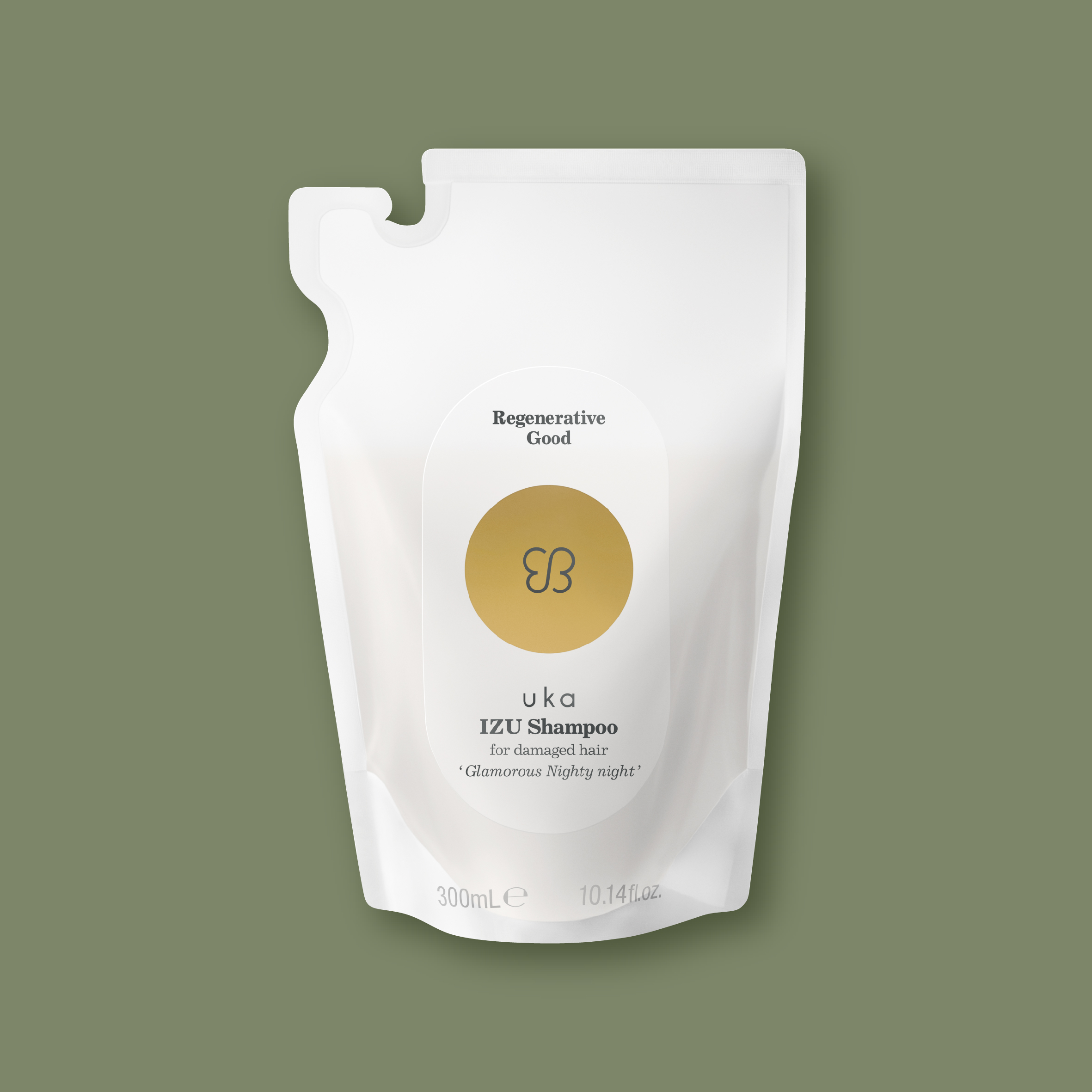 uka IZU Shampoo for damaged hair 'Glamorous Nighty night' 300mL