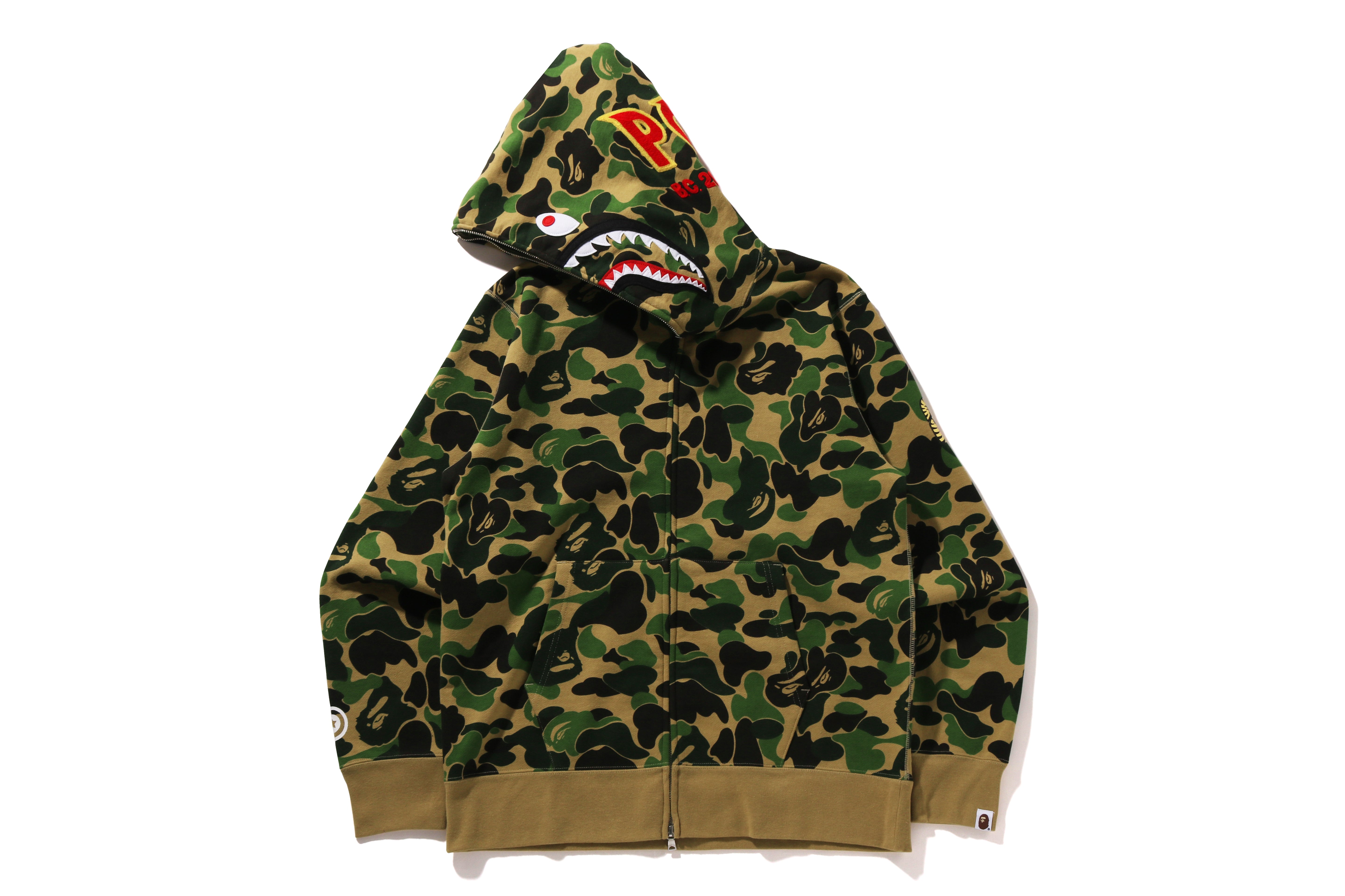 A BATHING APE® Abc Camo Shark Full Zip Hoodie | Bape official