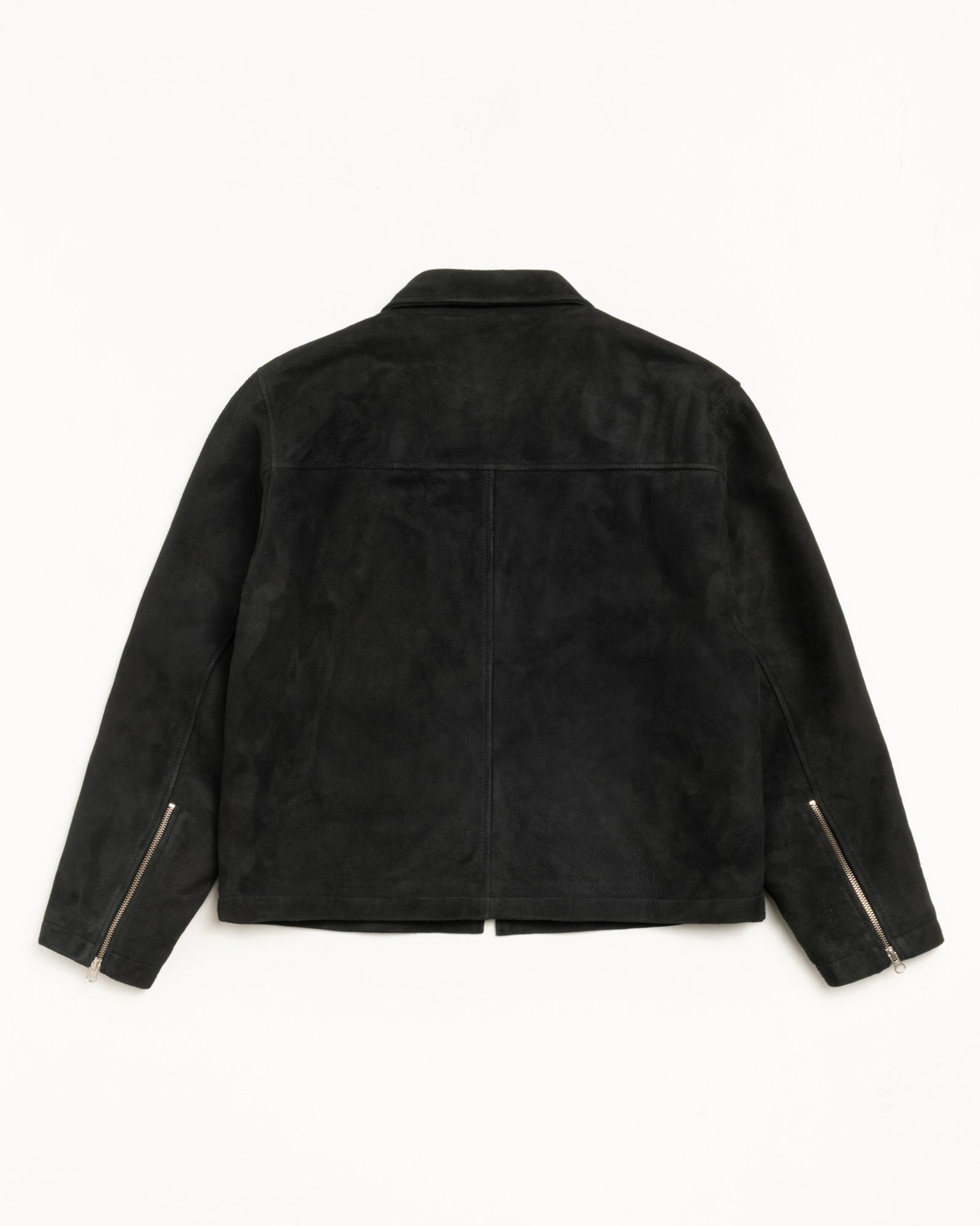 Bing Jacket Suede – Black | Outerwear | Stüssy UK