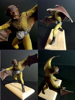 ☆海洋堂製1/15仮面ライダー怪人「蝙蝠男(こうもりおとこ)」: 特撮