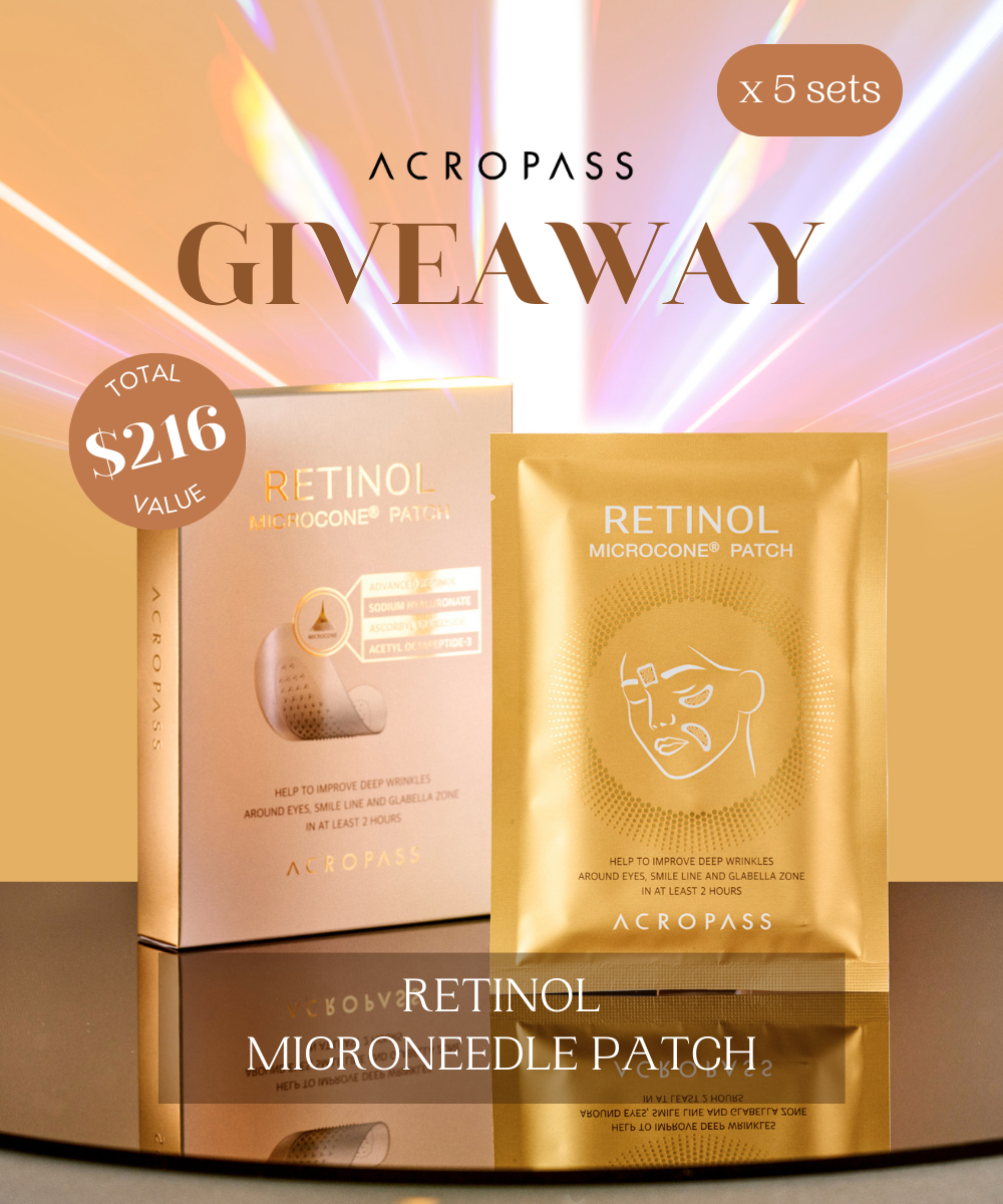 ACROPASS Giveaway | Retinol Microneedle Patch | UMMA