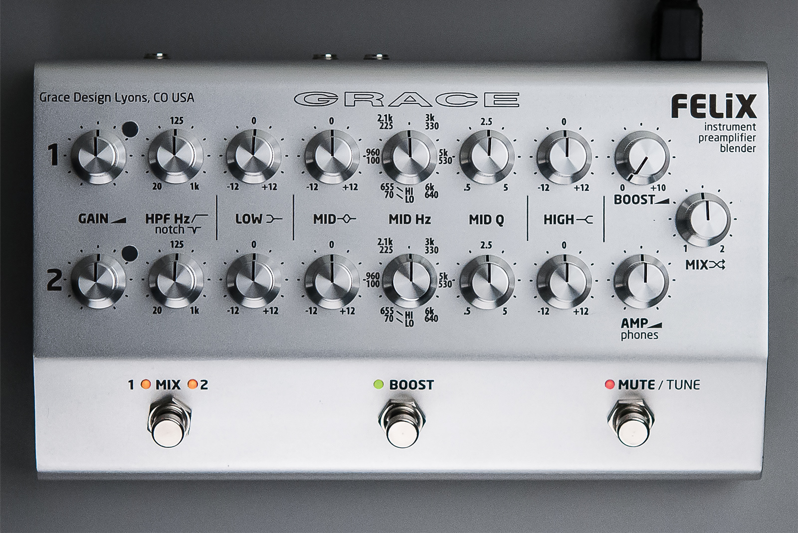 GRACE design Felix テクニカルガイド【1】 『楽器に内蔵された