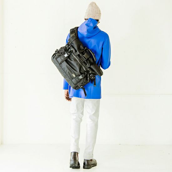 AS2OV (アッソブ) CORDURA DOBBY 305D 2WAY BAG BLACK / ショルダー