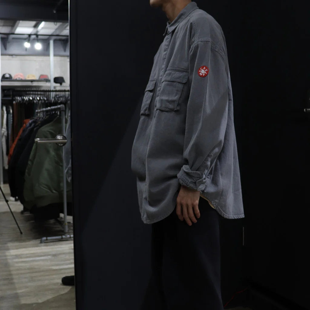 Cav Empt C.E OVERDYE COLOUR DENIM BIG SHIRT – unexpected store