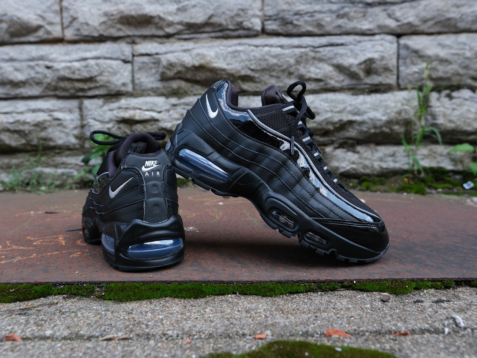 Nike Women's Air Max 95 Big Bubble 'Black/Metallic Silver