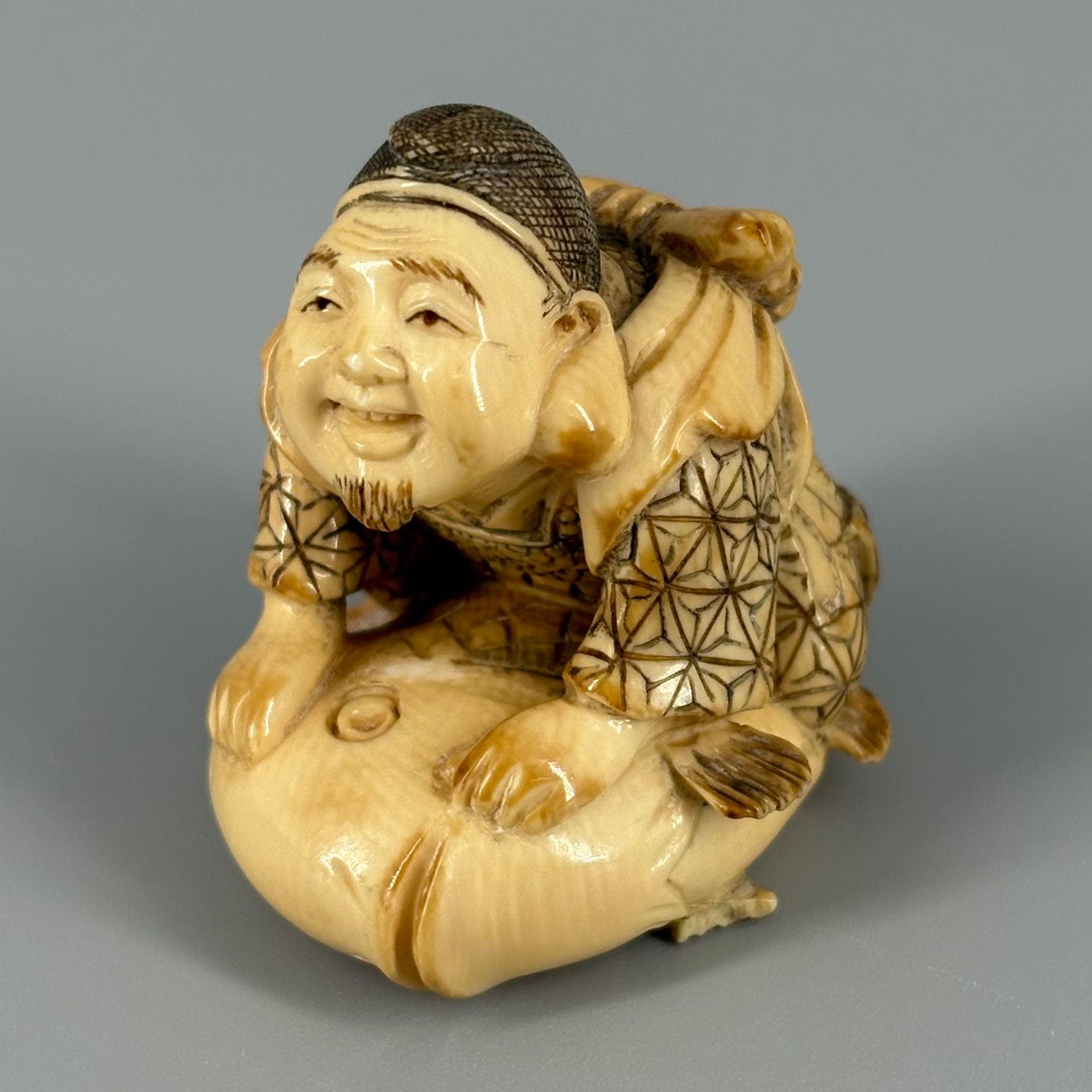 象牙恵比寿根付 – Uni-art Gallery