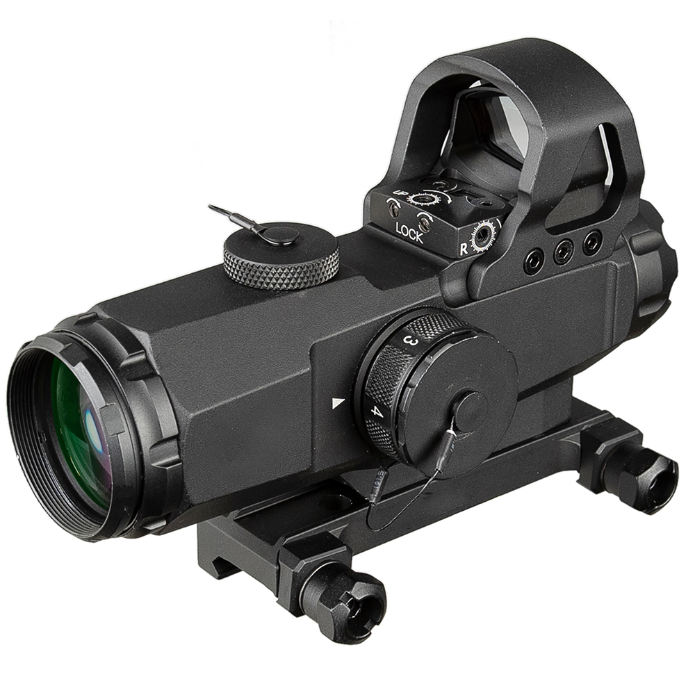 Leupold Mark 4 HAMR 4x24mm DeltaPoint Hybrid Assault Scope - Unicun